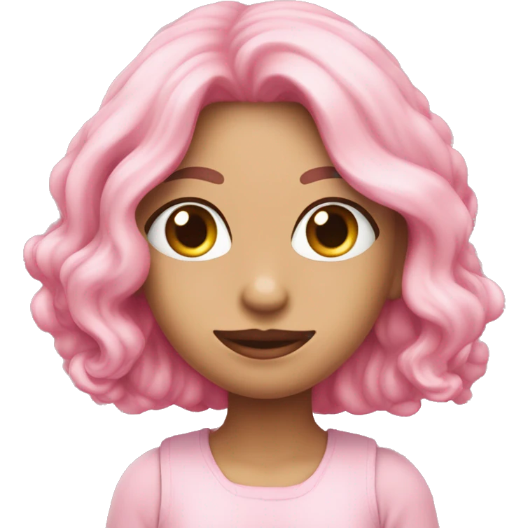 Borraccia rosa chiaro con la cannuccia aesthetic  emoji