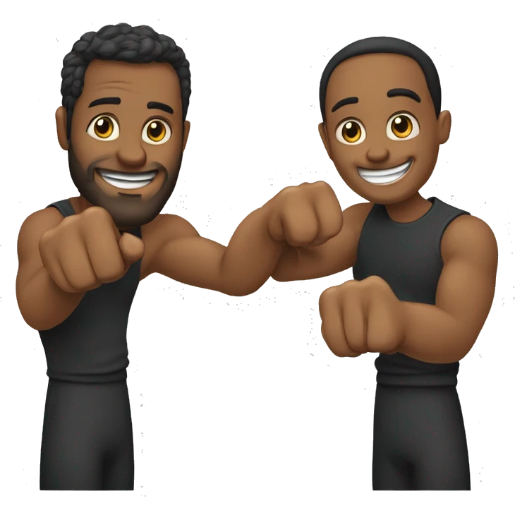 The 👍 and ✊ emojie together. But the Thumb is being pulled out of the fist. And it should be vertical orientation  emoji