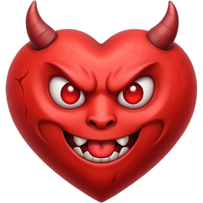 Devil heart emoji