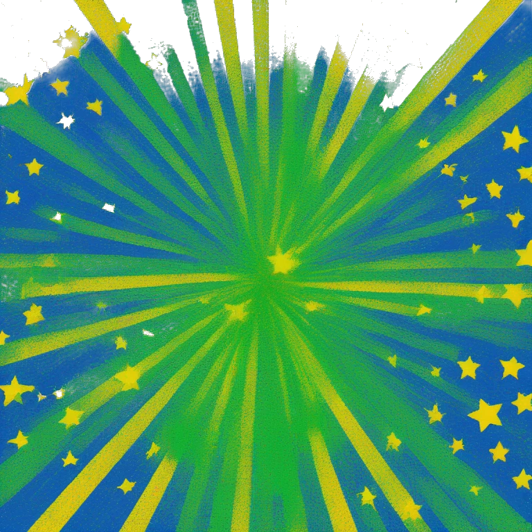 Make a flag with e colour blue left yellow in the middle and green right  emoji