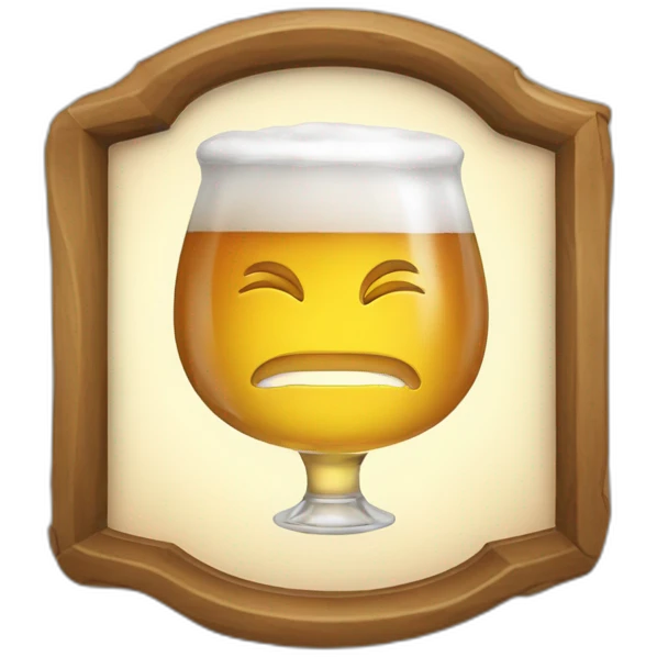 A pub sign with the text "Chez toine" emoji