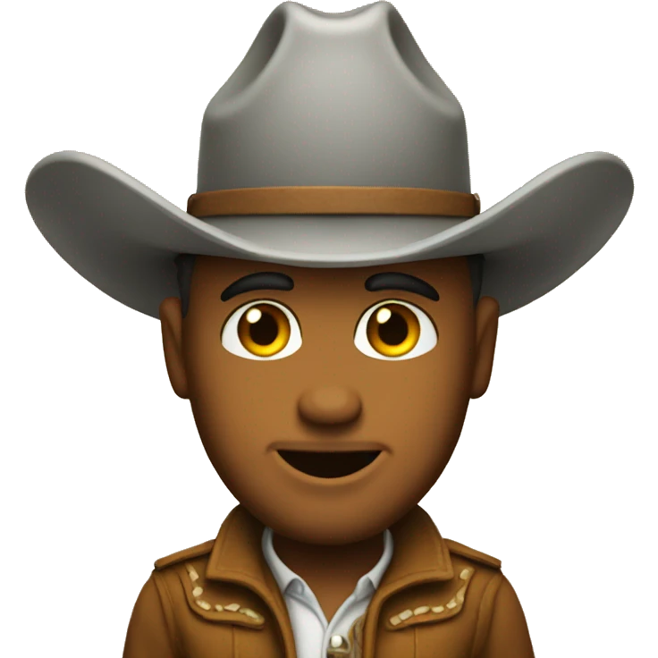 Cowboy emoji with a gottee  emoji