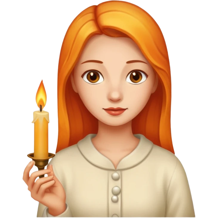  woman holding candle emoji