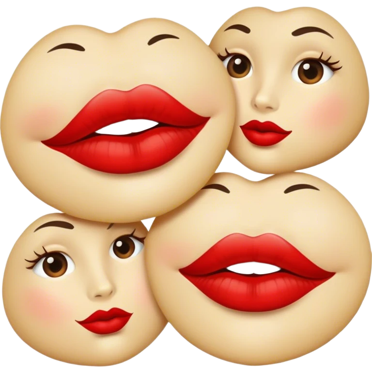 speaking lips emoji