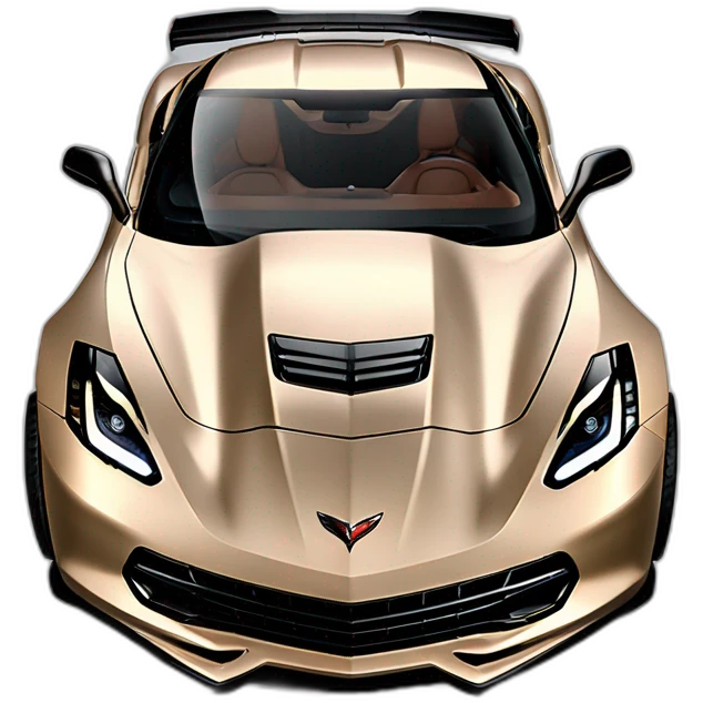 2014 Chevrolet Corvette C7 ZR1 BEIGE color emoji