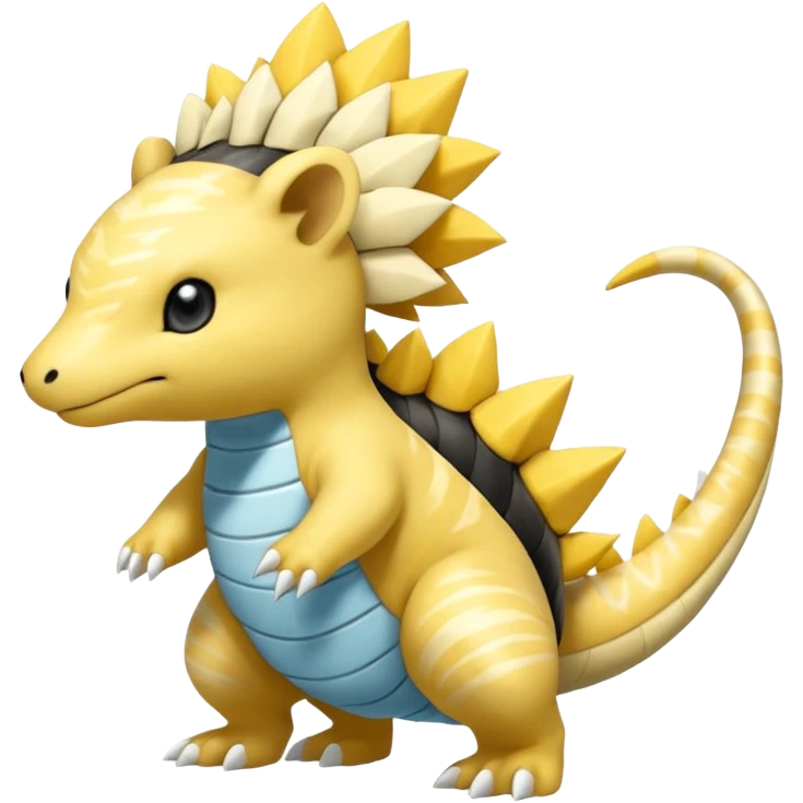 Salandit-Ampharos-Helioptile-Amaura-Samdshrew-Sandslash-fusion emoji