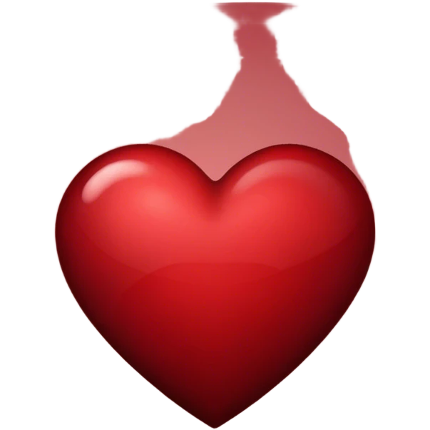 dark red heart emoji