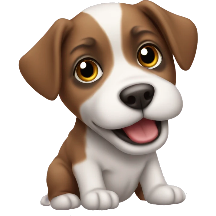 Baby dog emoji