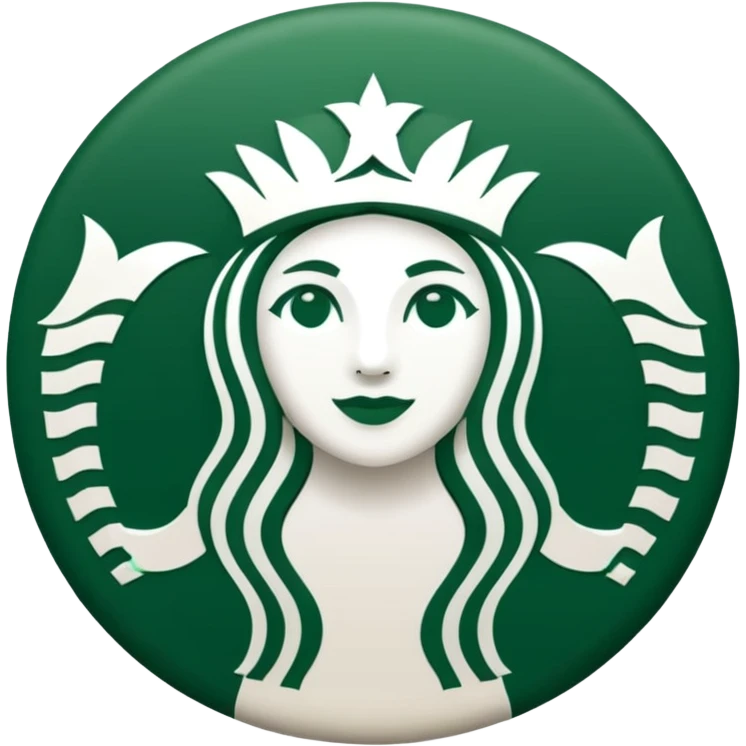 Starbucks logo but not emoji