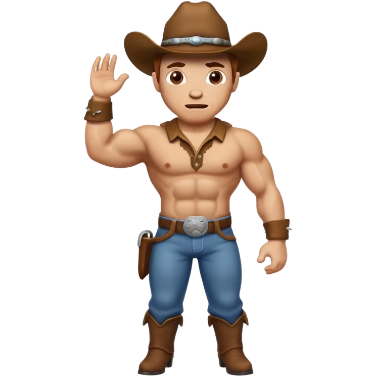 Cowboy cow emoji