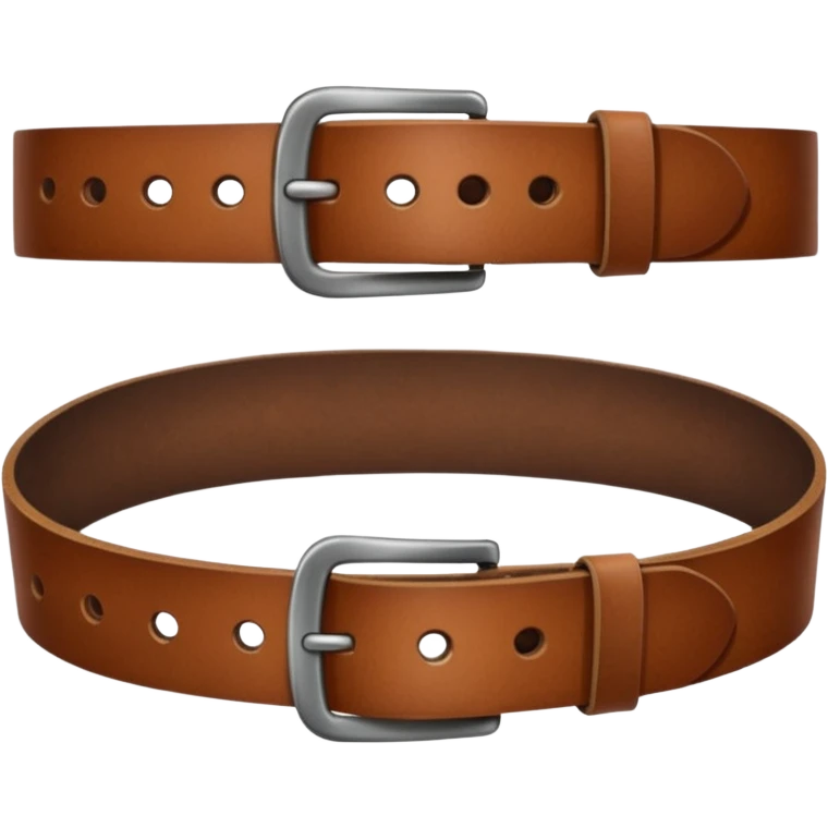 A leather belt emoji