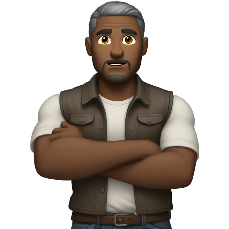 A man throwing a belt emoji