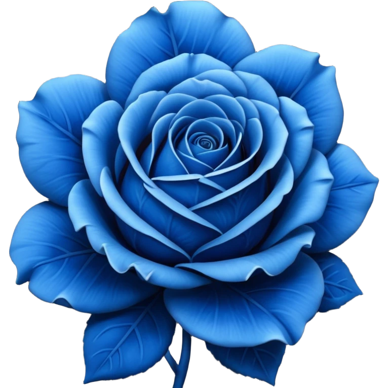 🌹💙flor azul emoji