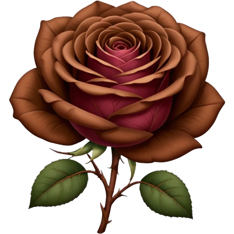 Rosa marrom emoji