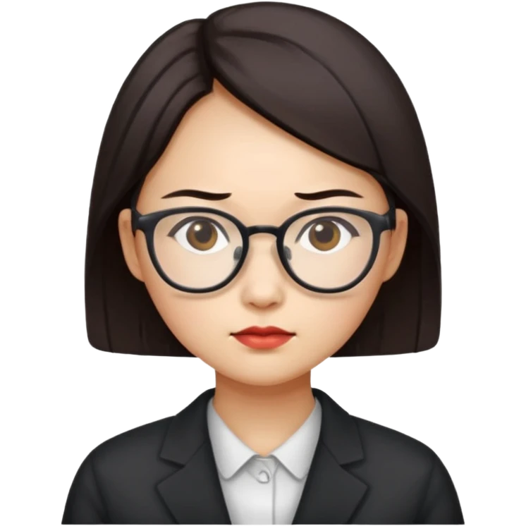 i need an image of a chinese woman analyst emoji
