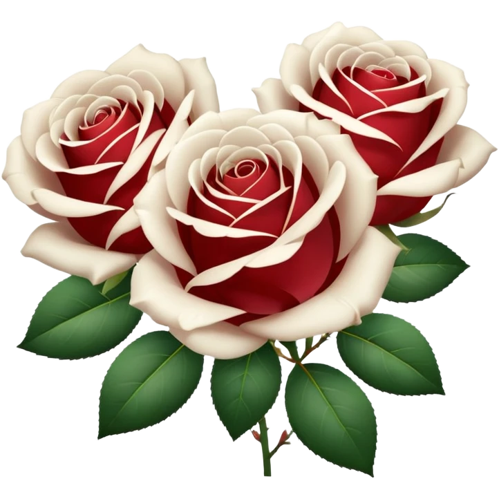 White roses emoji