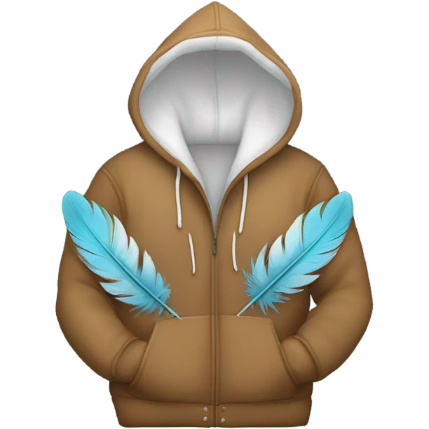 Feather hoodie  emoji