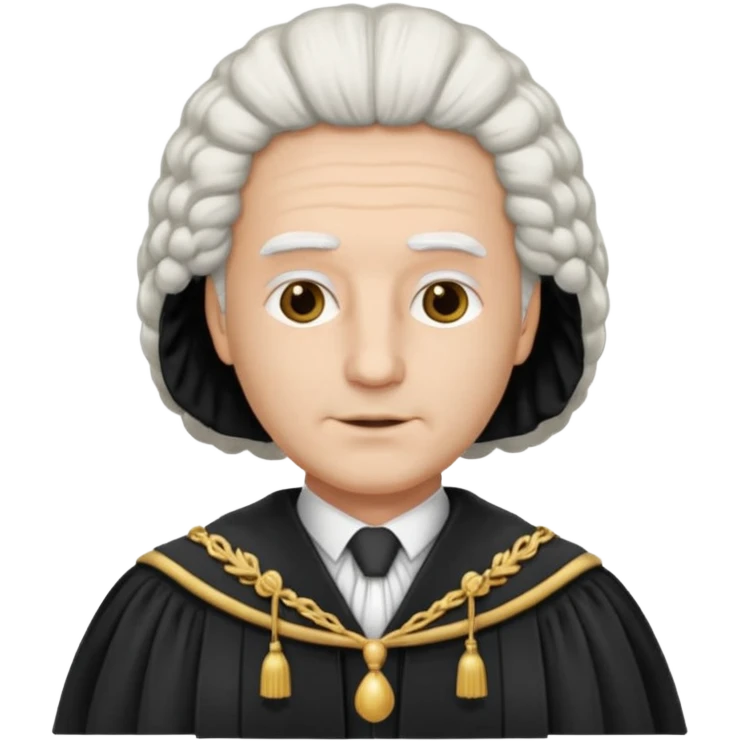 Fancy judge  emoji