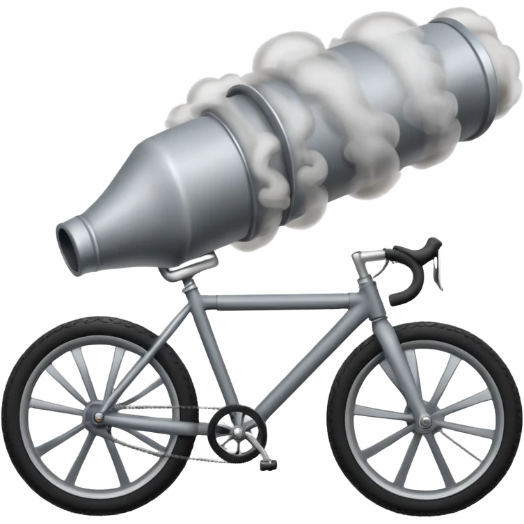 vehile pollution bike silencer smoke emoji