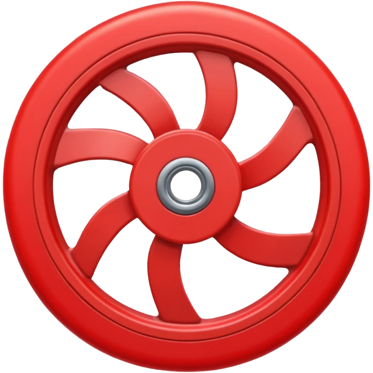 red glider wheel emoji