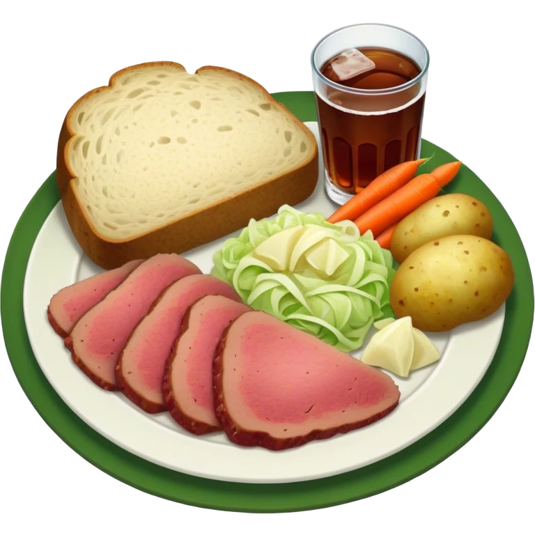 Happy st Patrick’s day dinner  emoji