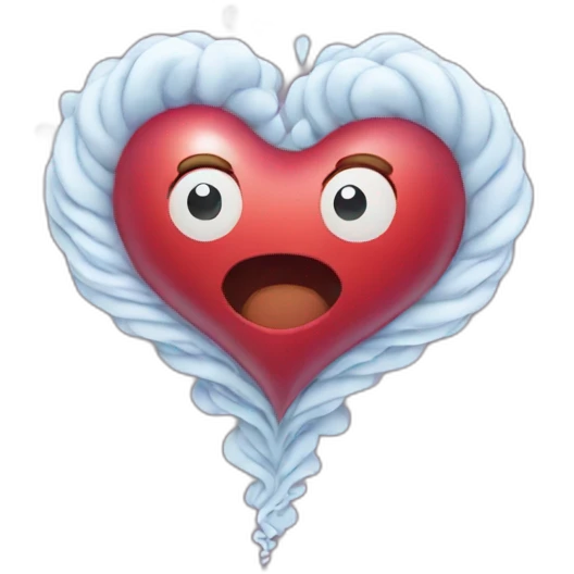 heart tornado emoji