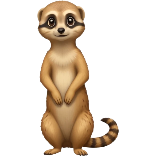a meerkat standing emoji