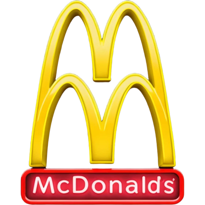 Neon McDonald’s  emoji