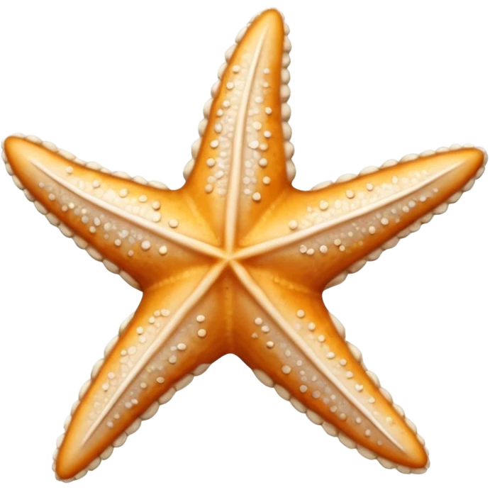 all white dried star fish emoji