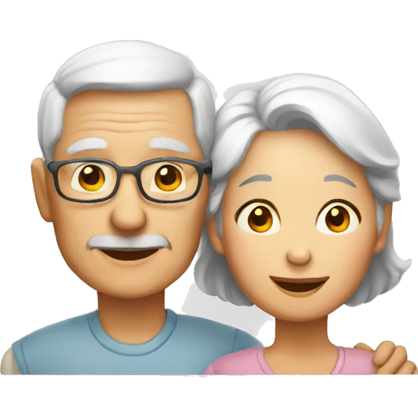 Old couple  emoji