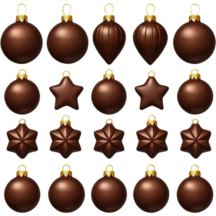 cioccolatini di natale emoji