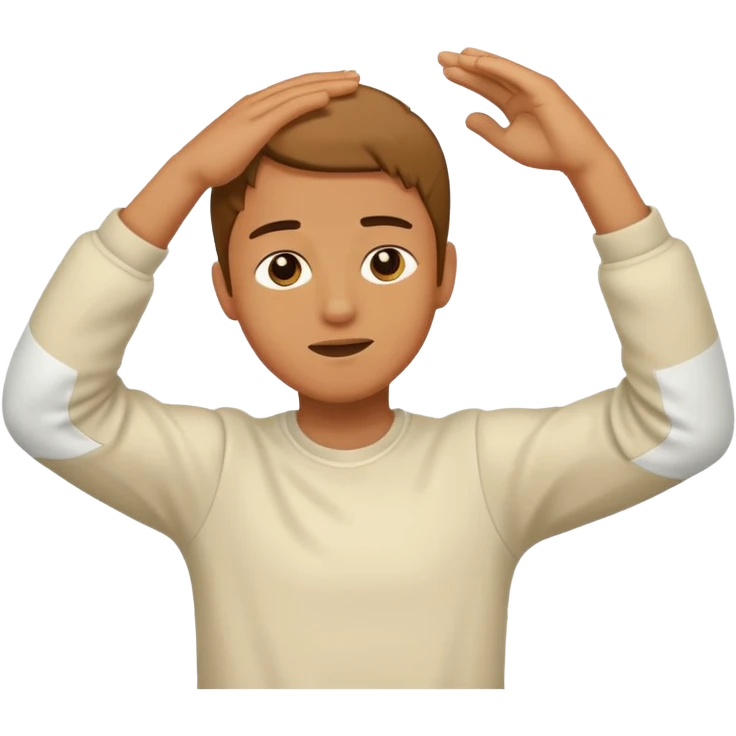 someone dabbing emoji
