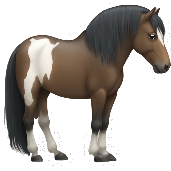 horse with the bottom half/tail of a fish emoji