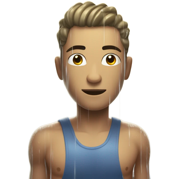 wings of redemption taking a shower  emoji