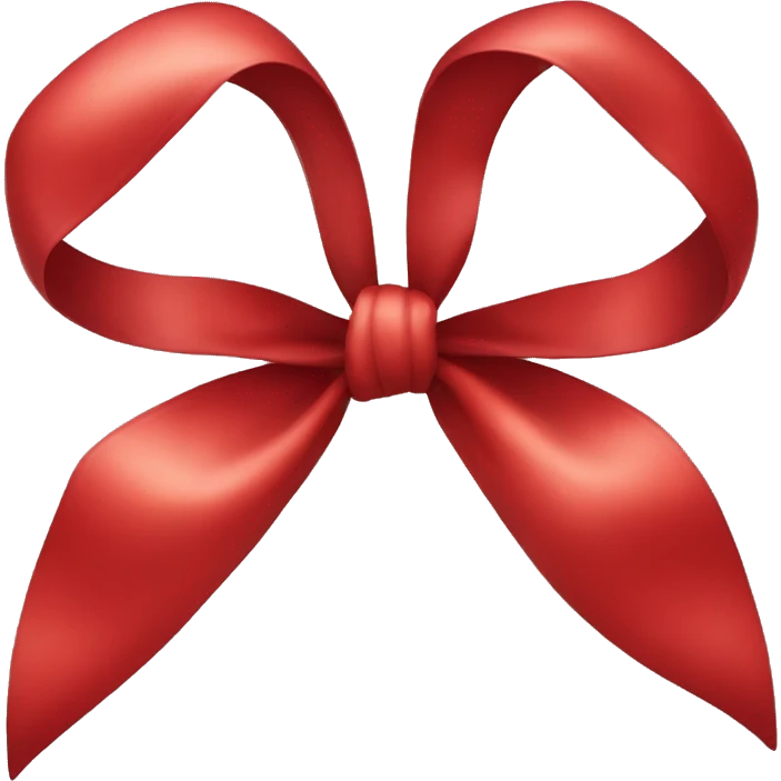 Big red bow  emoji