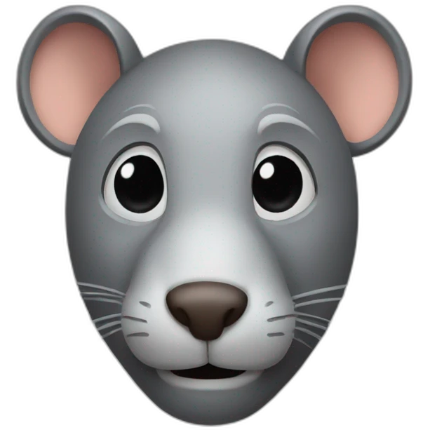 Steel rat emoji