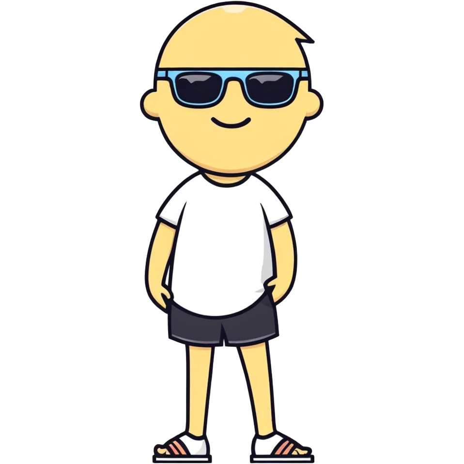 foot with sunglasses emoji