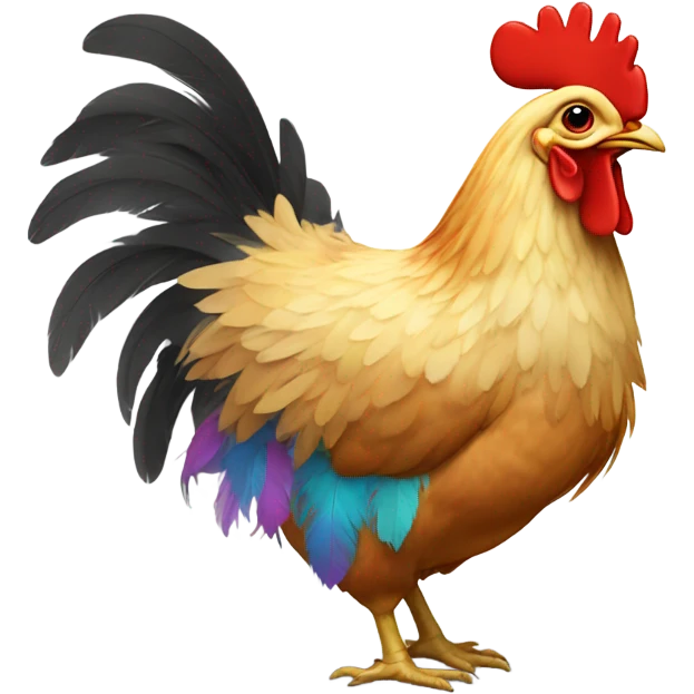 Chicken in tutu emoji