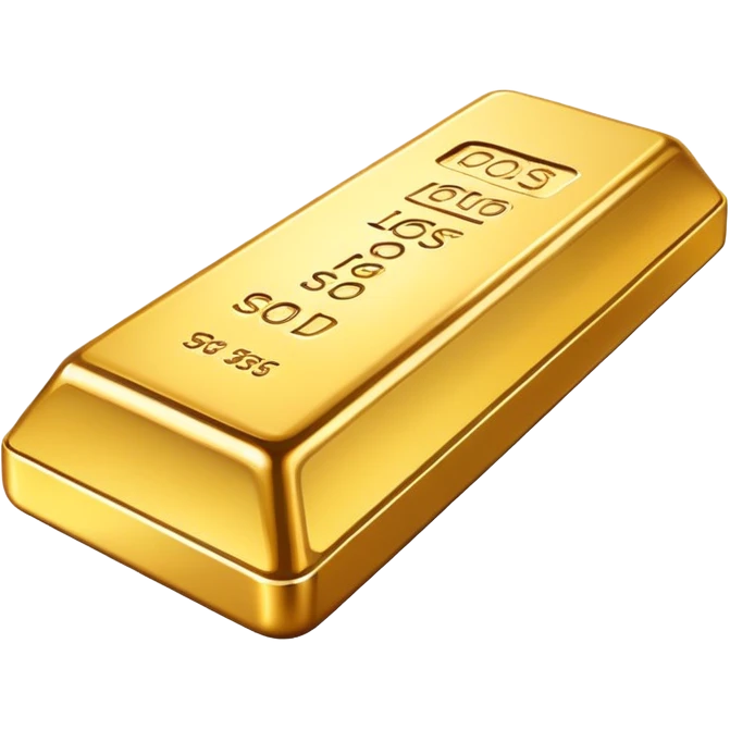 Gold bullion emoji