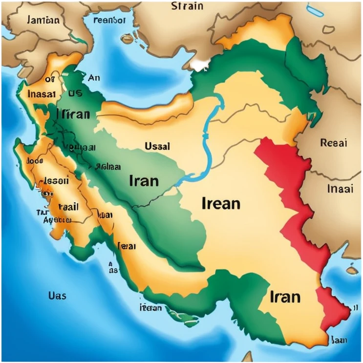 Map iran emoji