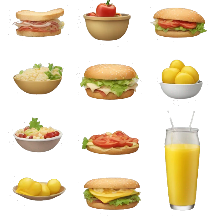 personal lift food emoji