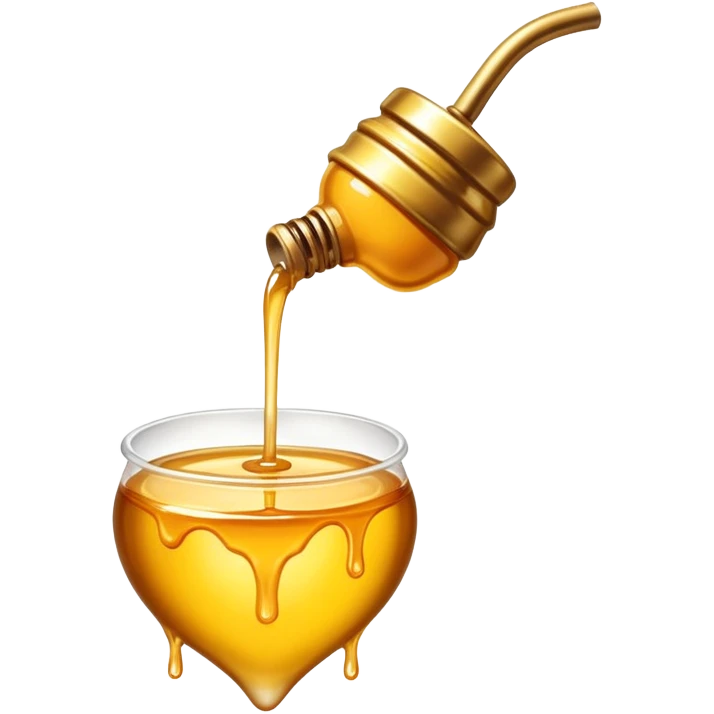 Gold honey drip emoji