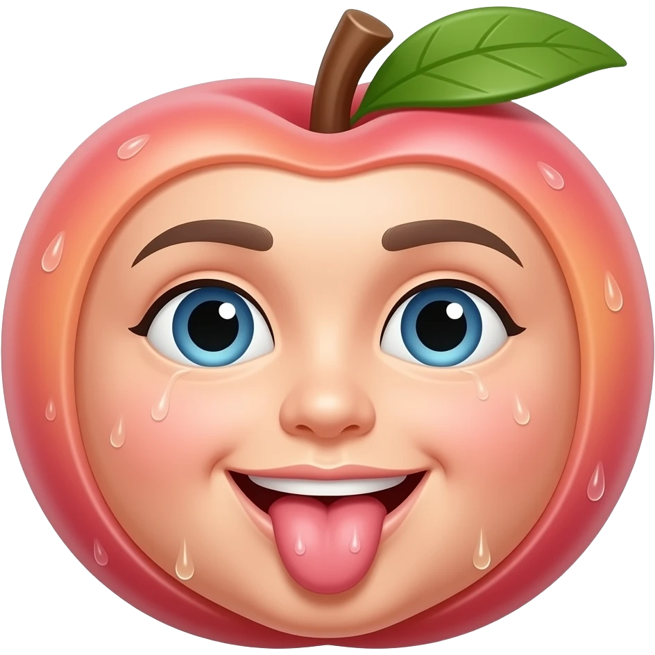 🍑 👅 💦 emoji