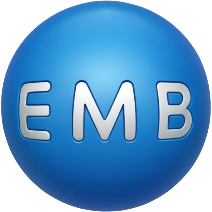 Pull-ball with MB written in the circle in on it emoji