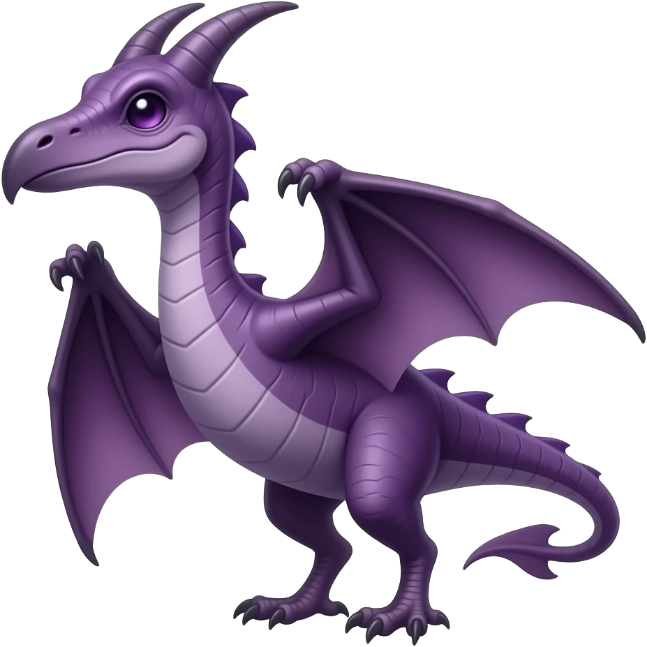 lavender vampiric pterodactyl emoji