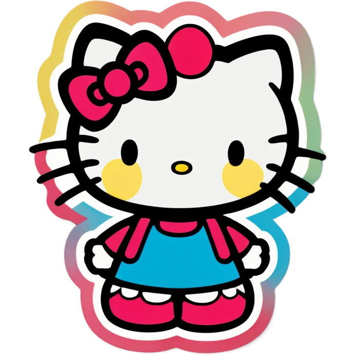 Hello kitty emoji