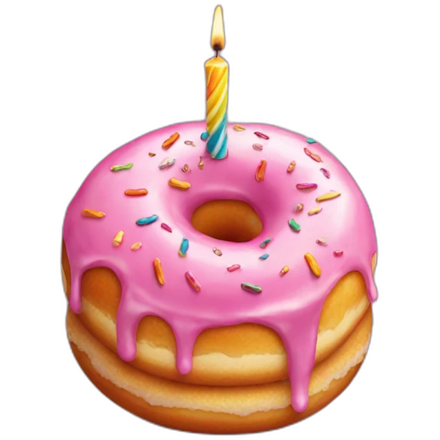birthday donut emoji