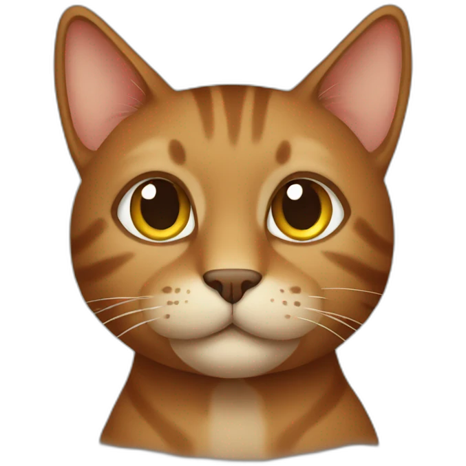 brown cat emoji