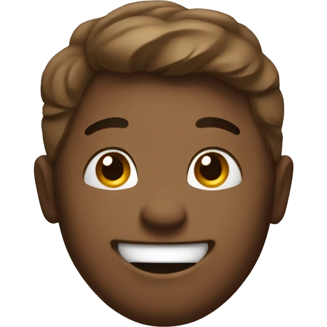 Happy with heart face emoji
