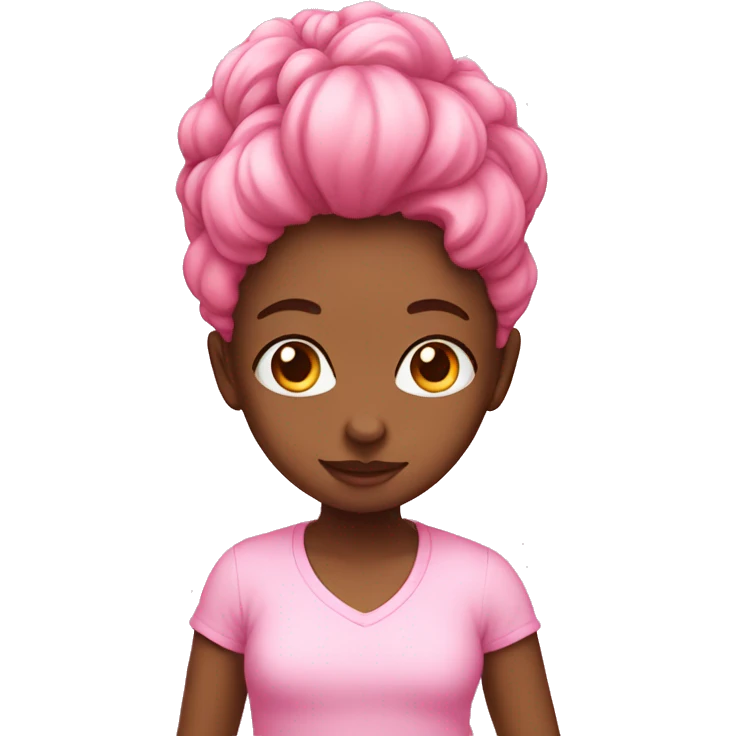 Pink cute emoji